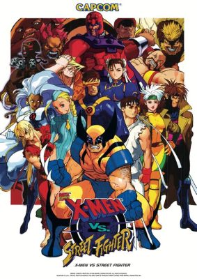 X-Men vs Street Fighter! A Marvelous Battle Royale Where Superheroes and Street Fighters Collide!